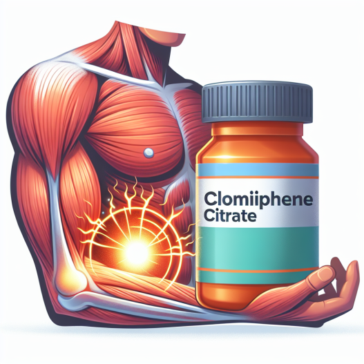 Unterstützung bei Muskelschmerzen durch Clomiphene citrate