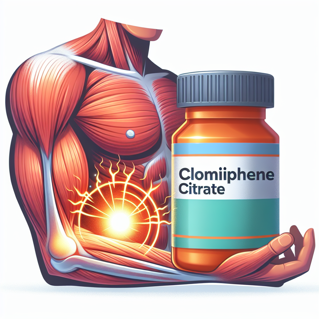 Unterstützung bei Muskelschmerzen durch Clomiphene citrate