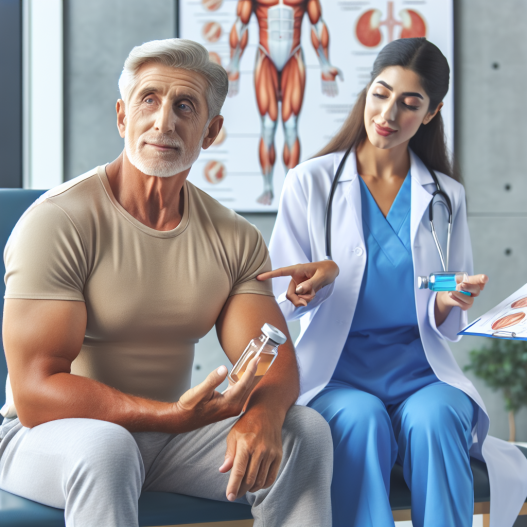 Unterstützung bei der Behandlung von Muskelschmerzen im Alter durch Peptide