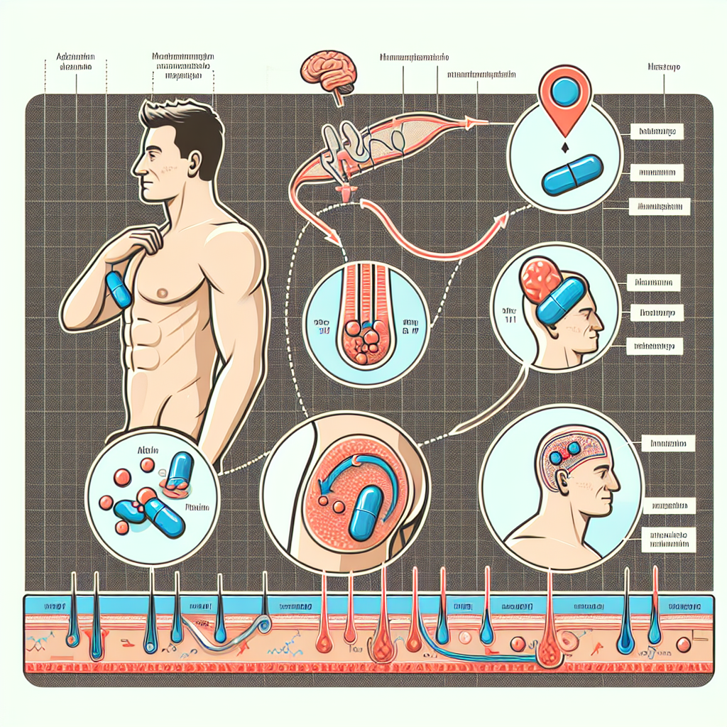 Wirkmechanismus und Therapiedauer von Finasterid im Sport.